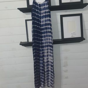 Main Strip Tie Dye Open Back Cami Jumpsuit Romper• Size Small